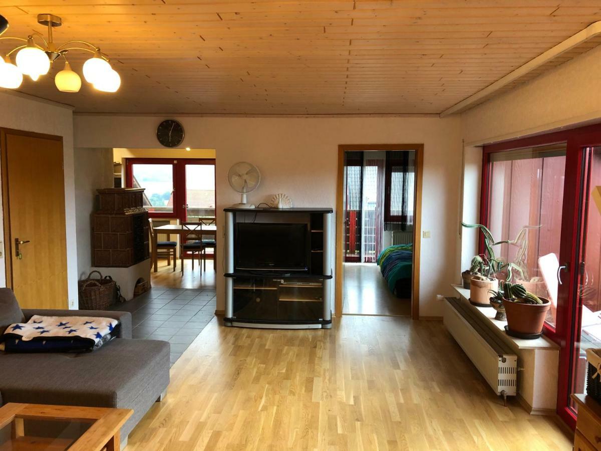 Natuerlicher Holzkomfort Im Hessischen Kegelspiel Hünfeld Eksteriør billede